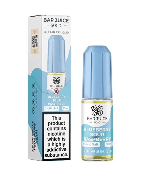 Blueberry Sour Raspberry Nic Salt E-Liquid - Bar Juice 5000