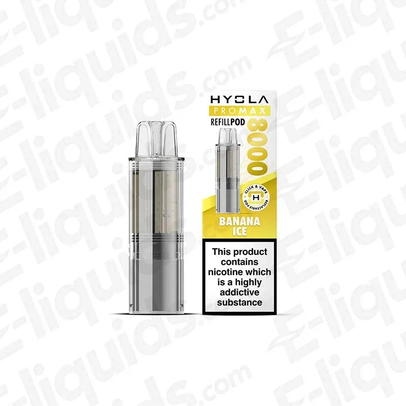 Hyola Pro Max 8000 Banana Ice Prefilled Pod