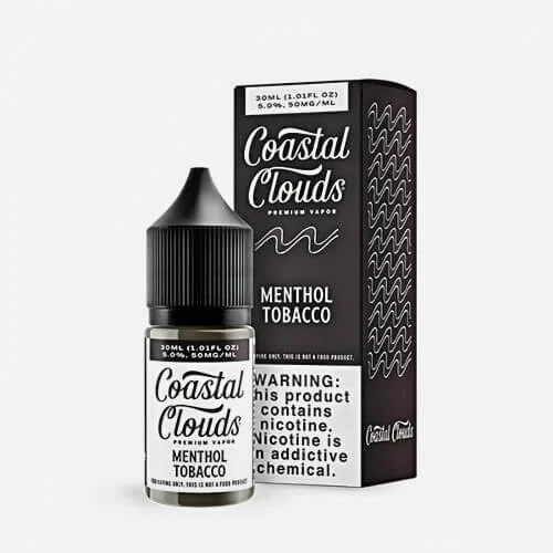 Coastal Clouds Salt Menthol Tobacco E-Liquid 30ml