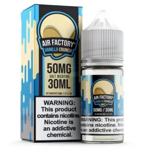 Air Factory Salt E-Liquid - Vanilla Crunch - 30ml | Only $19.99