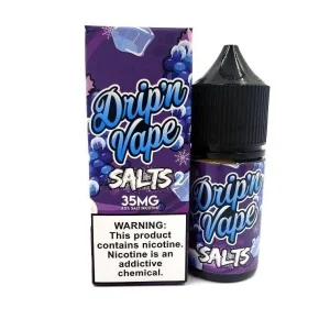 DRIP N VAPE SALTS | Grape It Up on Ice 30ML eLiquid