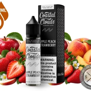 Apple Peach Strawberry Coastal Clouds 60ml