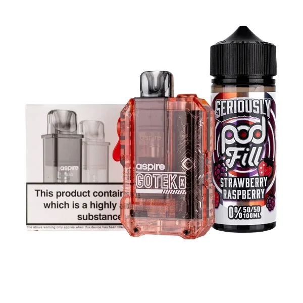Aspire GoTek X Nicotine Free Bundle - Image 2