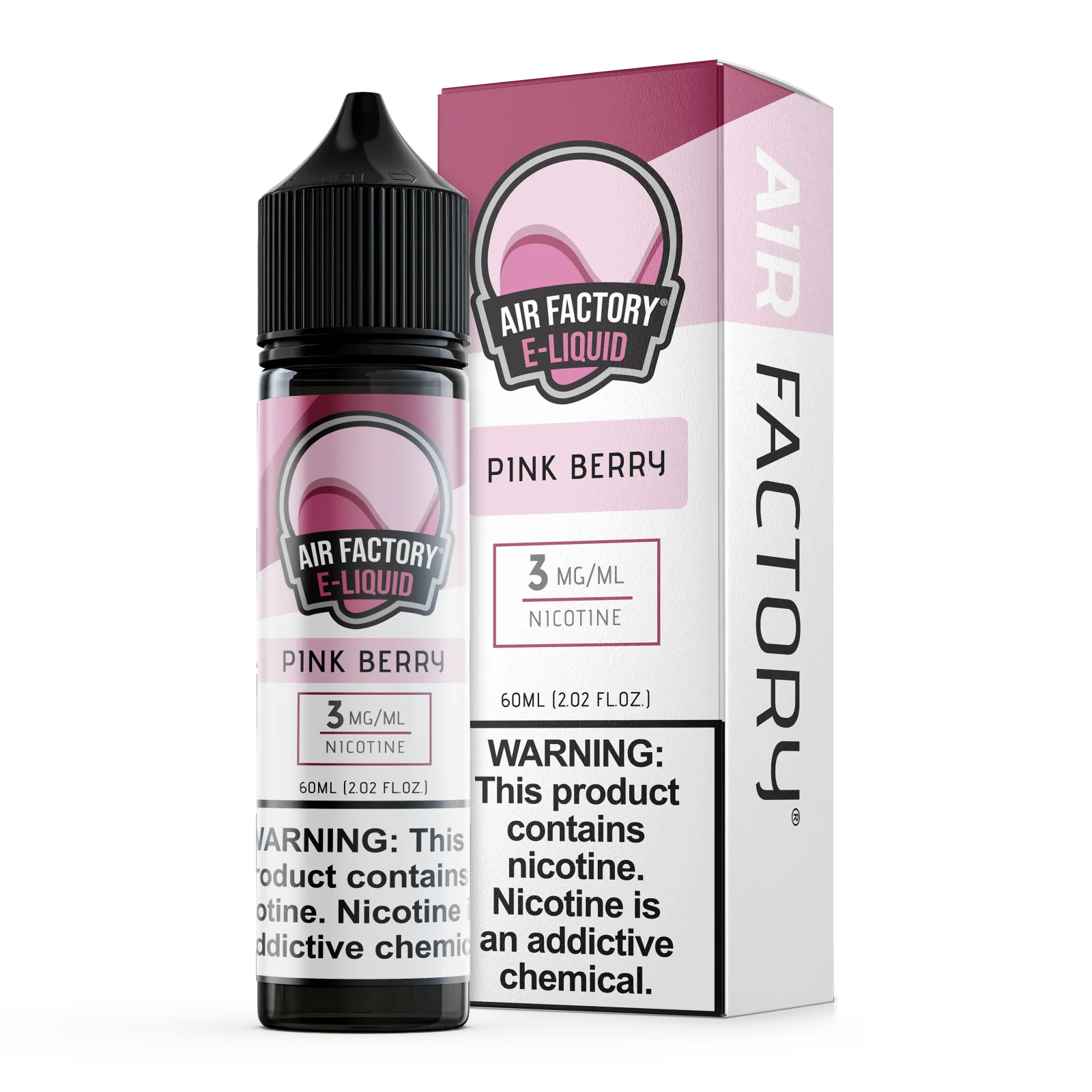 Pink Berry/Mystery - Air Factory E-Liquids - 60mL - Image 2