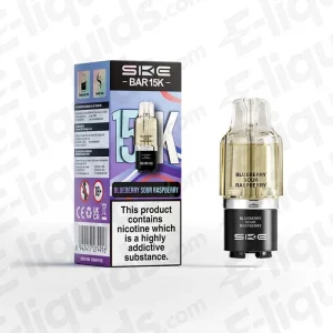 SKE Bar 15K Blueberry Sour Raspberry Prefilled Pod