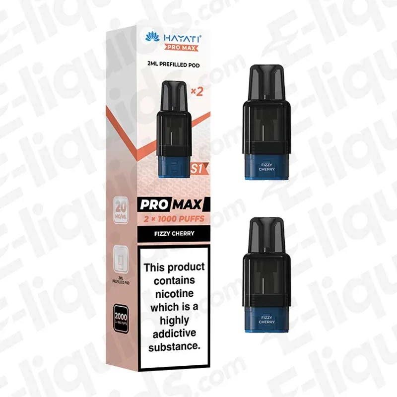 Hayati Pro Max S1 Fizzy Cherry Prefilled Replacement Pod