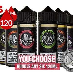 Ruthless Vapor Bundle 6x120ml (720ml)