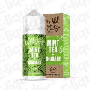 Wild Roots Mint Tea & Rhubarb 100ml Shortfill Vape Juice