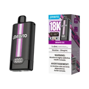 Orbito Slim 18K Disposable Vape - Grape Ice