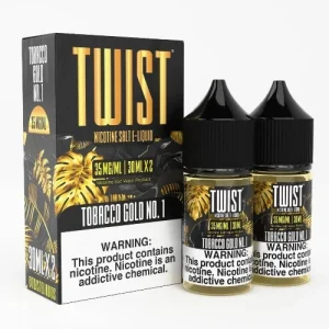 Twist E-Liquid Salts - Tobacco Gold No. 1 - 30ml (x2) | Only $19.99