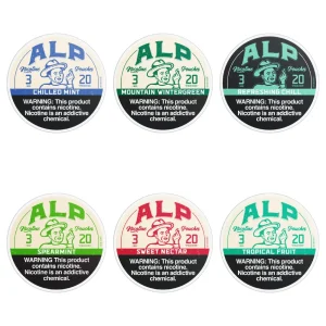 ALP Nicotine Pouches (DSPLY 5pc)(20ct Can)