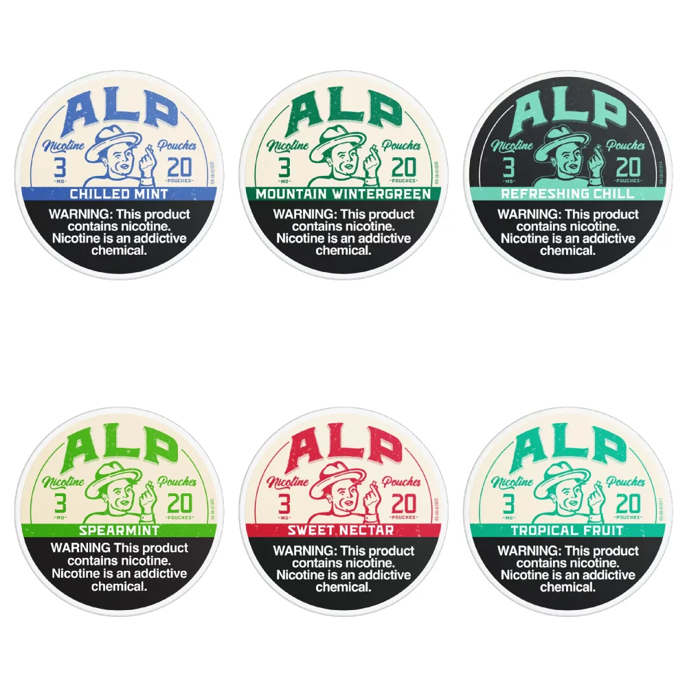 ALP Nicotine Pouches (DSPLY 5pc)(20ct Can)