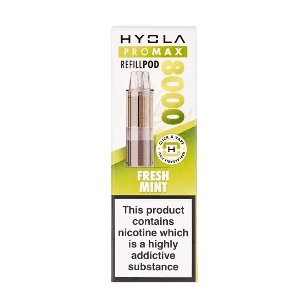 Fresh Mint Pro Max 8000 Prefilled Pod + Refill by Hyola