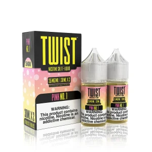 Twist Salt E-Liquid - Pink No. 1 (Pink Punch Lemonade) - 30ml (x2)