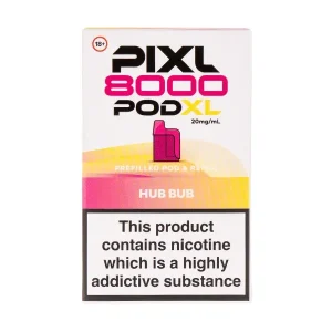 Hub Bub Pixl 8000 Prefilled Pod + Refill Pack