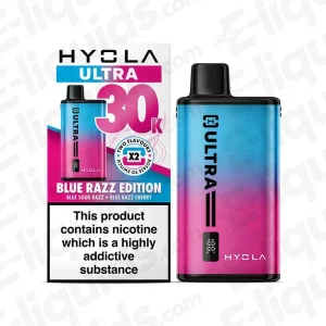 Hyola Ultra 30K Blue Razz Prefilled Pod Kit