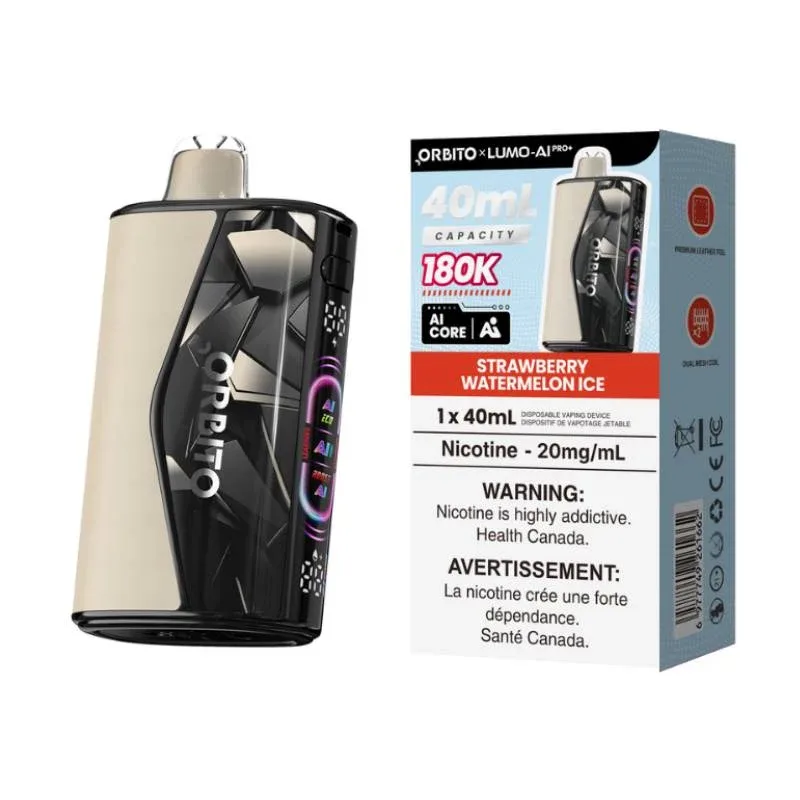 Orbito 180K Disposable Vape - Strawberry Watermelon Ice
