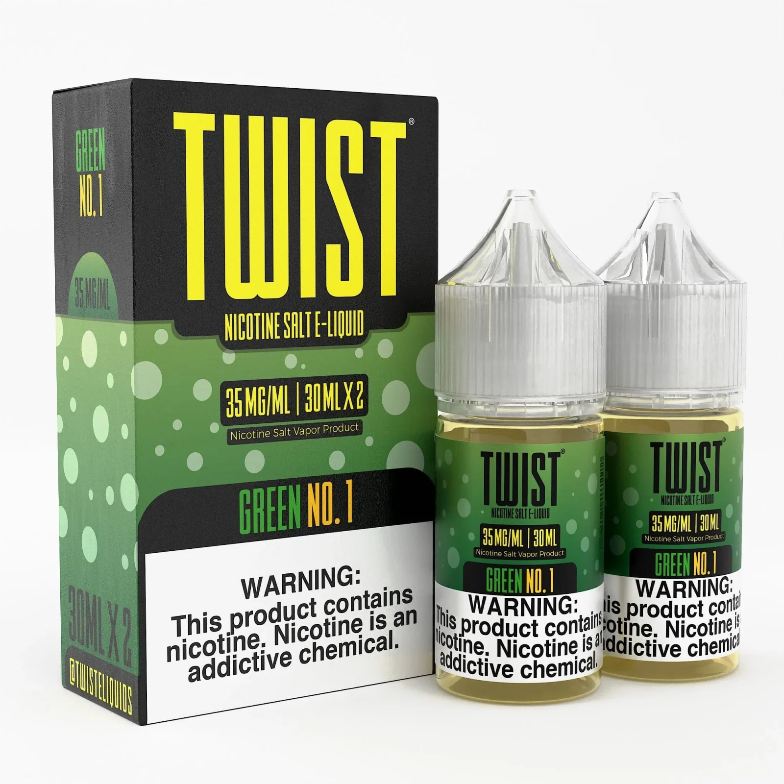 Green No. 1 SALT - Twist E-Liquids - 60mL