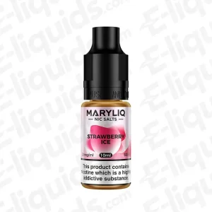 Strawberry Ice Nic Salt Vape Juice by Maryliq