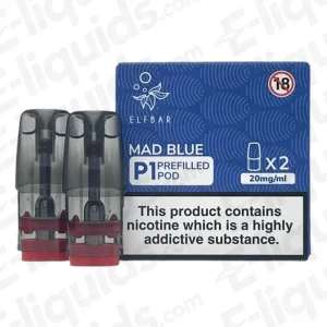 ELF BAR P1 Mate 500 Mad Blue Prefilled Pod