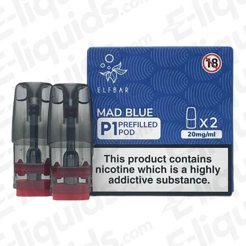 ELF BAR P1 Mate 500 Mad Blue Prefilled Pod