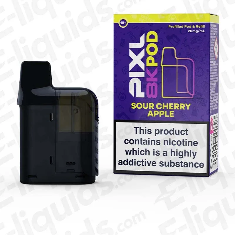 PIXL 8000 Sour Cherry Apple Prefilled Pod