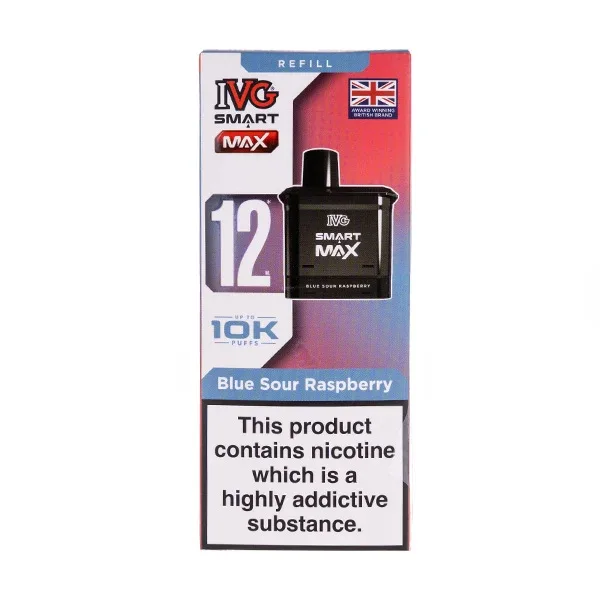 Blue Sour Raspberry Smart Max Prefilled Pod + Refill by IVG