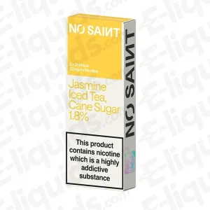 NO SAINT Jasmine Iced Tea Cane Sugar Prefilled Pod