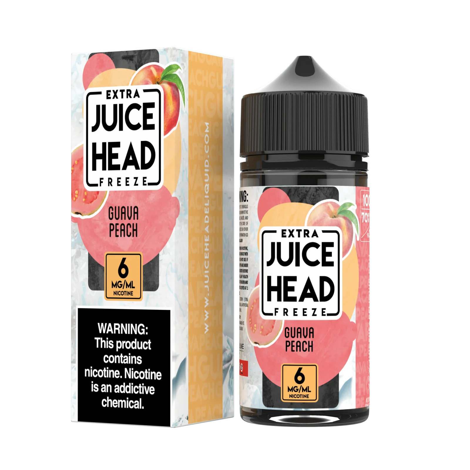 Guava Peach FREEZE - Juice Head - 100mL - Image 2