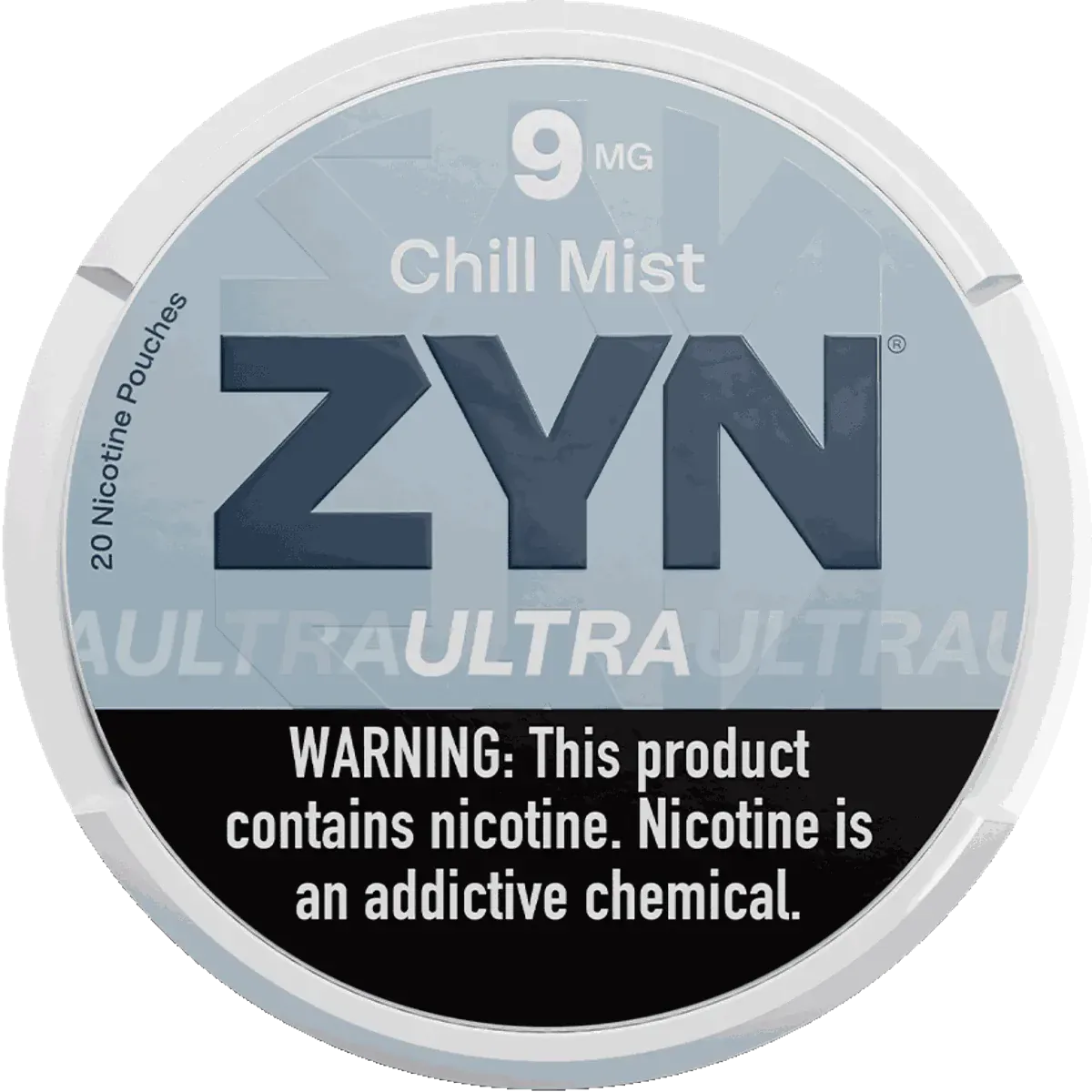 Chill Mist - ZYN Ultra Nicotine Pouches - 20ct