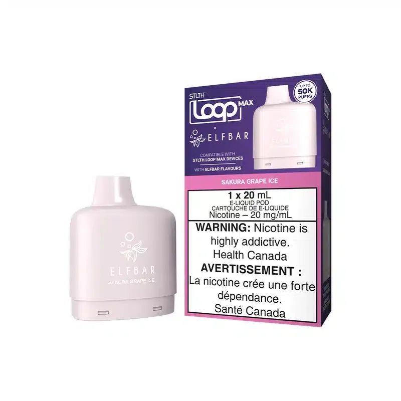 STLTH LOOP MAX x ELFBAR Sakura Grape Ice (4/box)