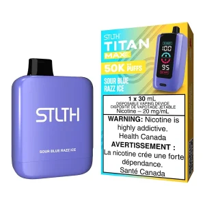 STLTH Titan Max Disposable Vape Device - Sour Blue Razz Ice