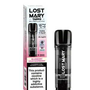 Blueberry Sour Raspberry Lost Mary Tappo Pods (x2)