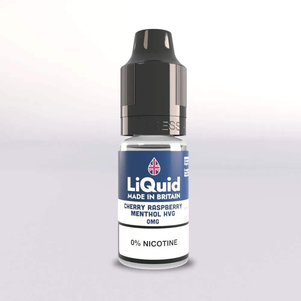 Cherry, Raspberry & Menthol HVG Vape Juice - Image 2