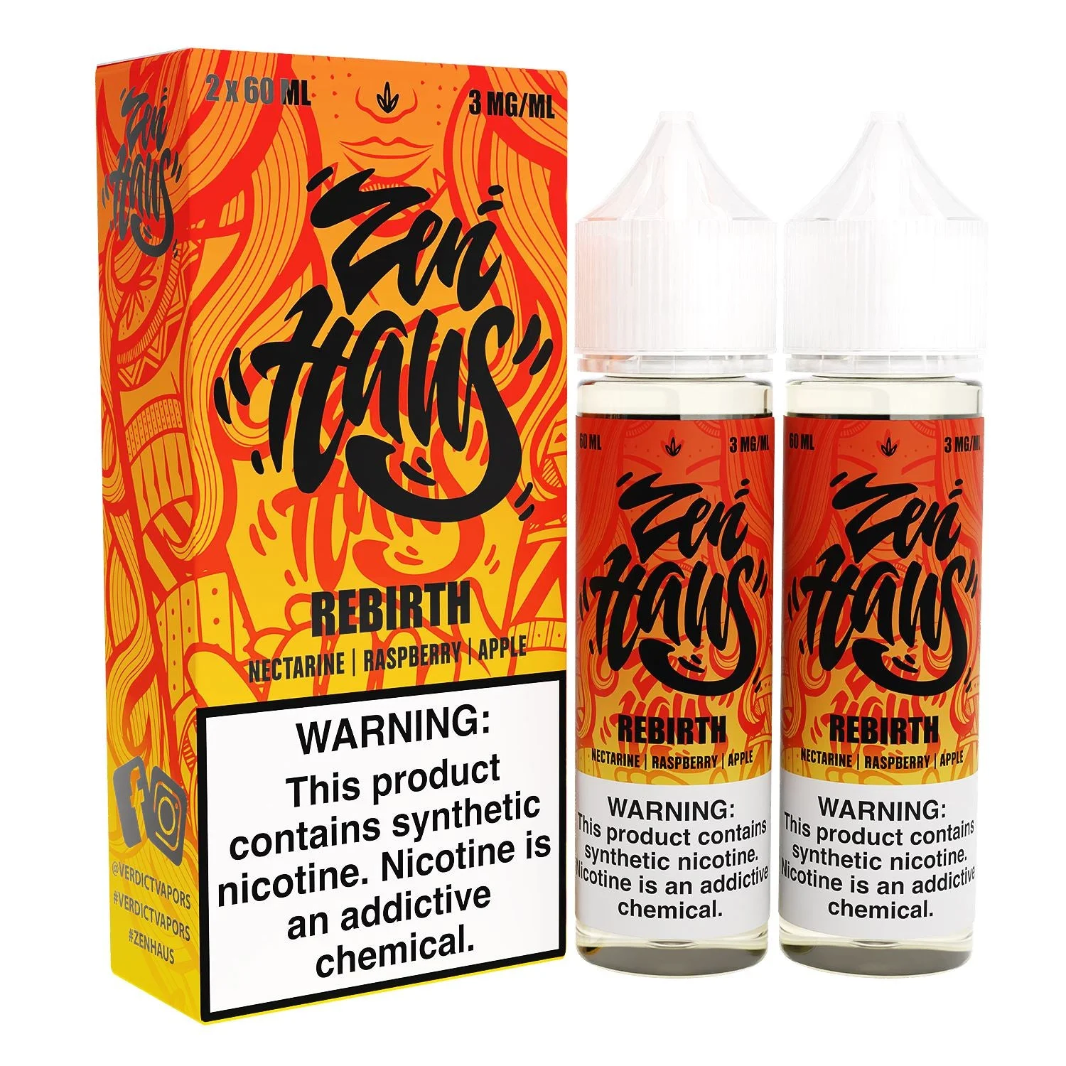 Rebirth by ZEN HAUS E-Liquid 2X 60ml