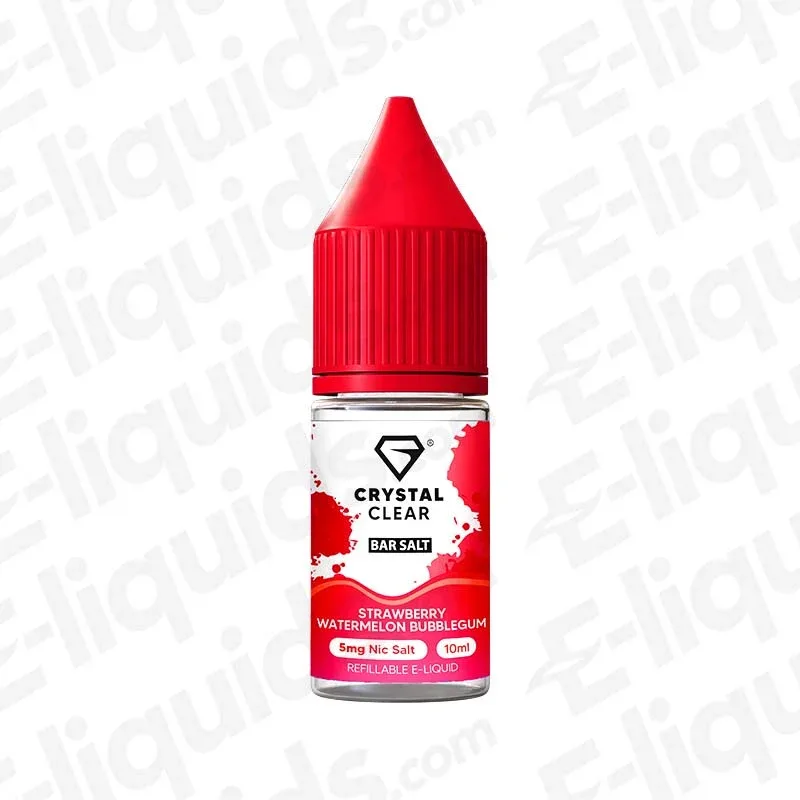 Crystal Clear Strawberry Watermelon Bubblegum Nic Salt - Image 2