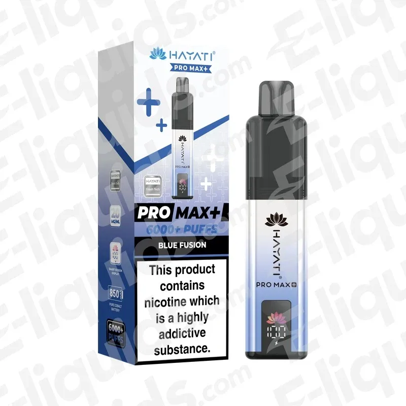 Hayati Pro Max+ 6K Blue Fusion Prefilled Pod Kit