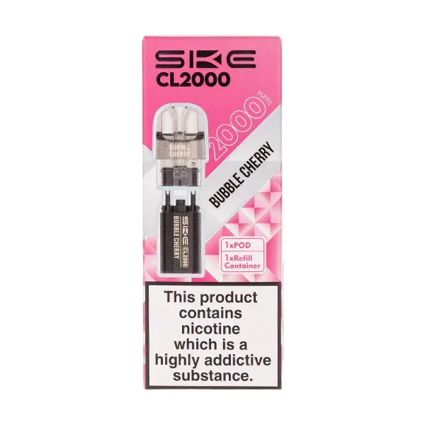 Bubble Cherry CL2000 Prefilled Pod + Refill by SKE