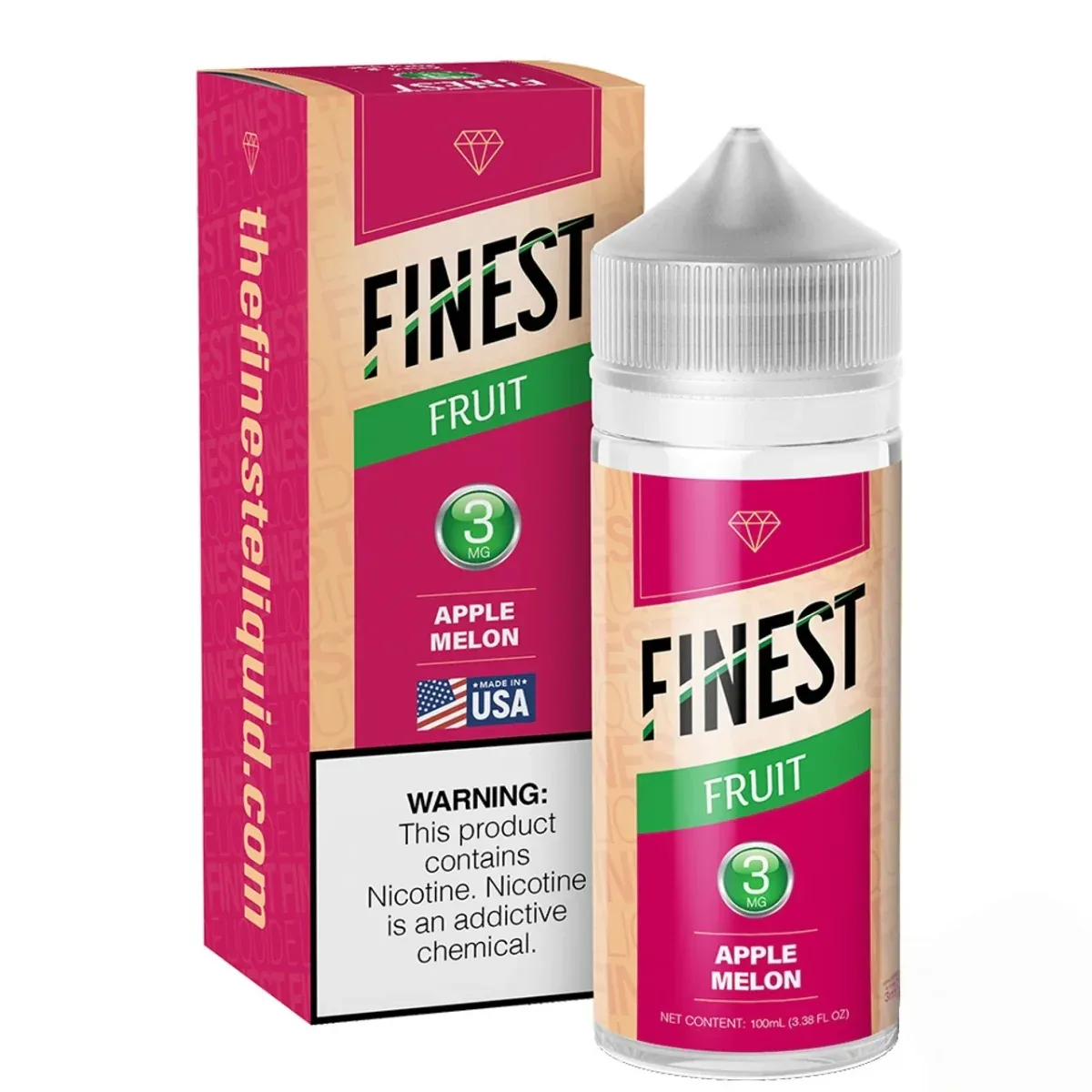 The Finest E-Liquid No Nicotine 100mL