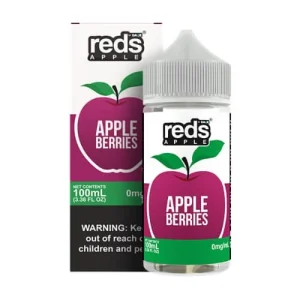 Vape 7 Daze E-Juice - Berries Reds Apple - 100ml