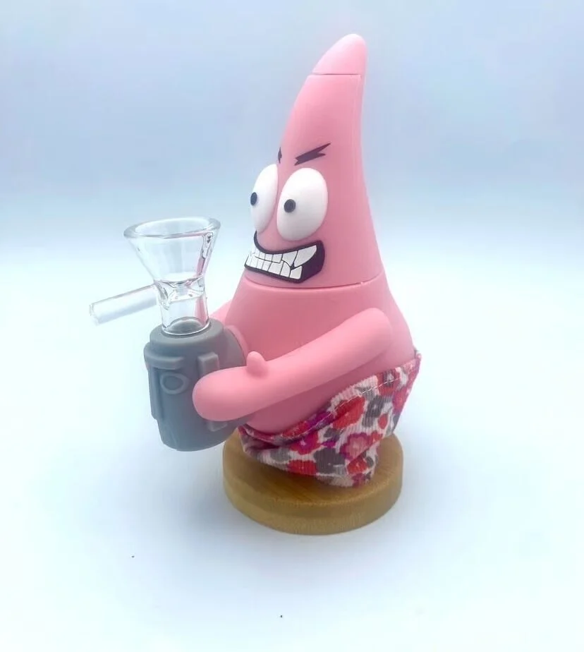 Non branded (Hand Pipe)(5-Pack) SHP29 Patrick Star Silicone Hand Pipe (SAS)