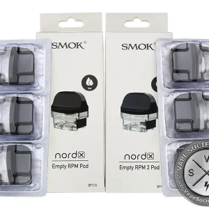 SMOK Nord X Empty Replacement Pods (Pack of 3)