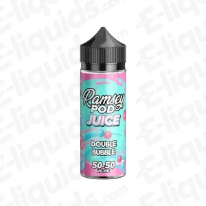 Ramsey E-Liquids Double Bubble Ramsey Pod Juice 100ml Shortfill Vape Juice