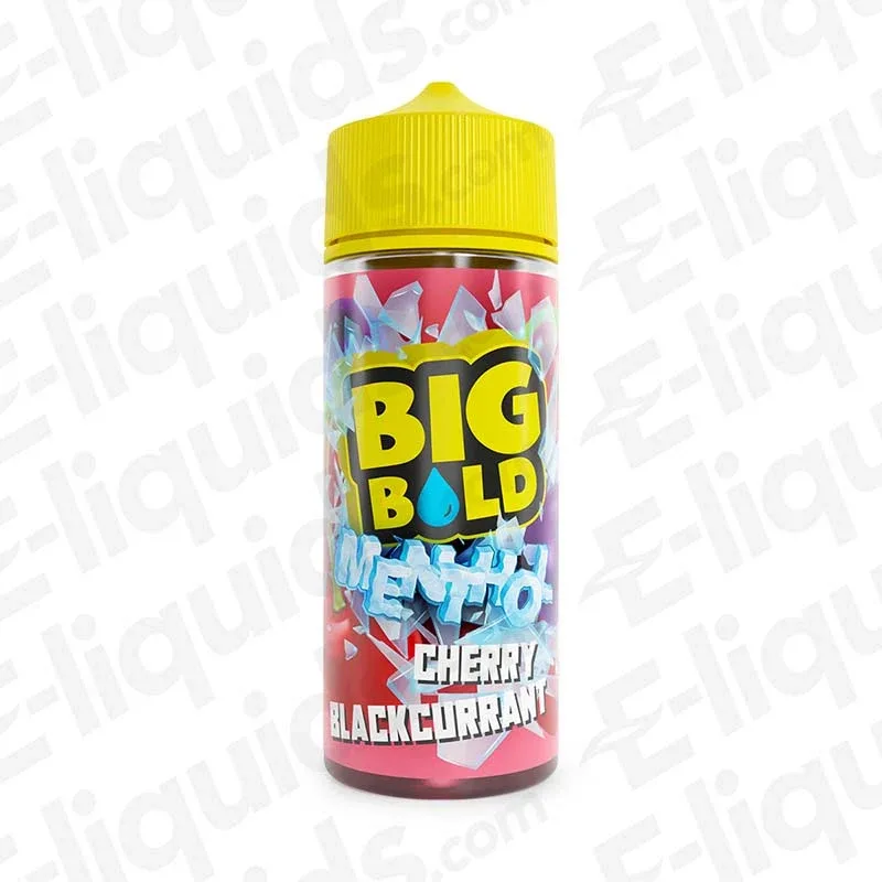 Big Bold Menthol Cherry Blackcurrant Ice Shortfill Vape Juice