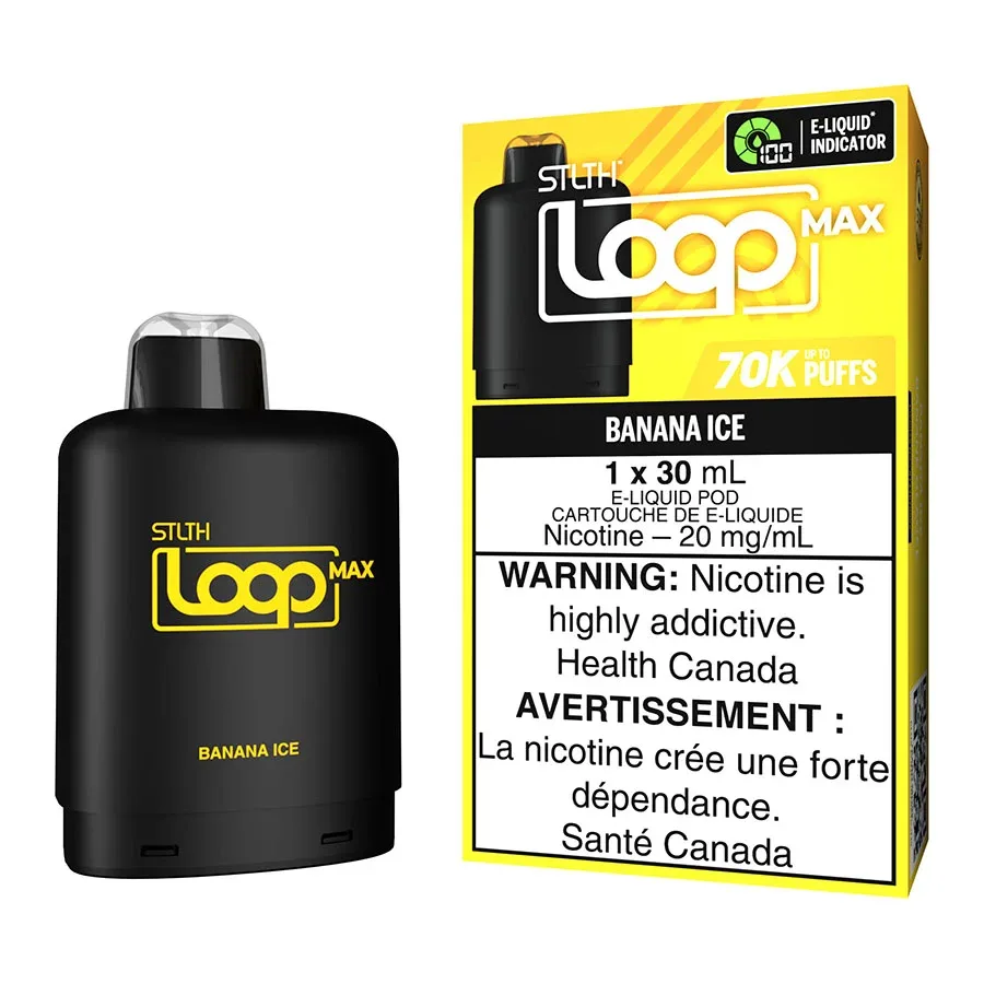 STLTH Loop Max E-Liquid Pod Pack - Banana Ice 30ml