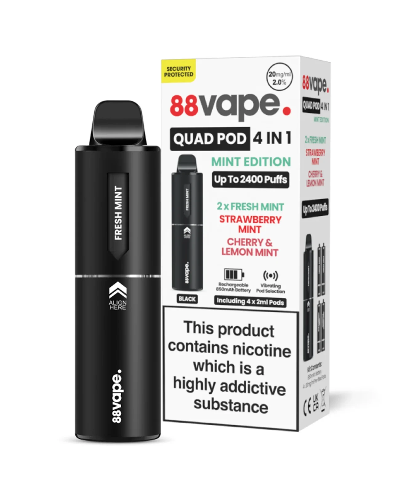 88Vape Quad Pod Kit - Image 2