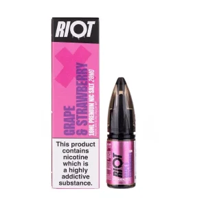 Grape Strawberry Nic Salt E-Liquid by Riot X