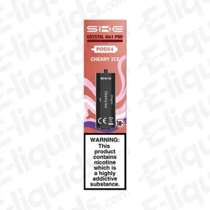 SKE Crystal 2400 4-in-1 Cherry Ice Prefilled Pod