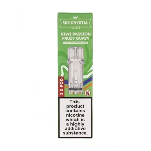 Kiwi Passion Fruit Guava Crystal Plus Prefilled Pods by SKE