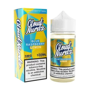 Cloud Nurdz Blue Raspberry Lemon Eliquid (Freebase) – 100mL